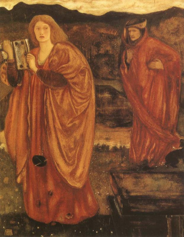Sir Edward Coley Burne-Jones Merlin and Nimue oil painting picture